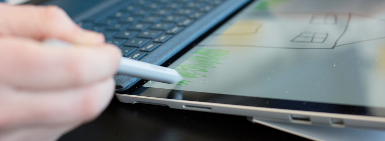 عملکرد قلم لب تاپ Surface Pro 5