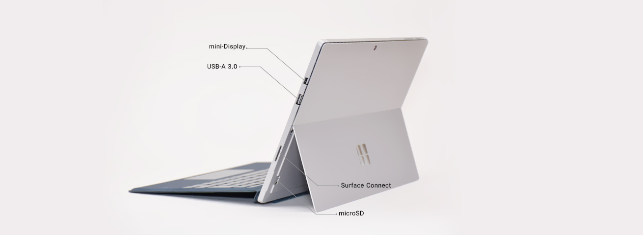پورت های لب تاپ Surface Pro 5