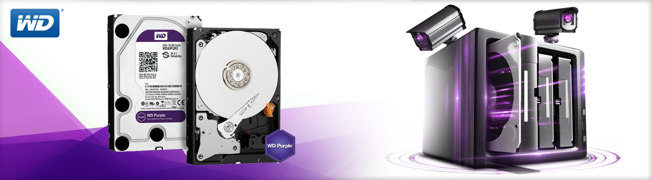 هارد دیسک اینترنال Western Digital سری بنفش با ظرفیت 10 ترابایت