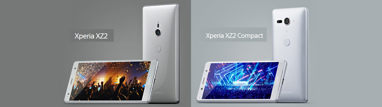 گوشی های ضد آب سونی Xperia XZ2 و Xperia XZ2 Compact