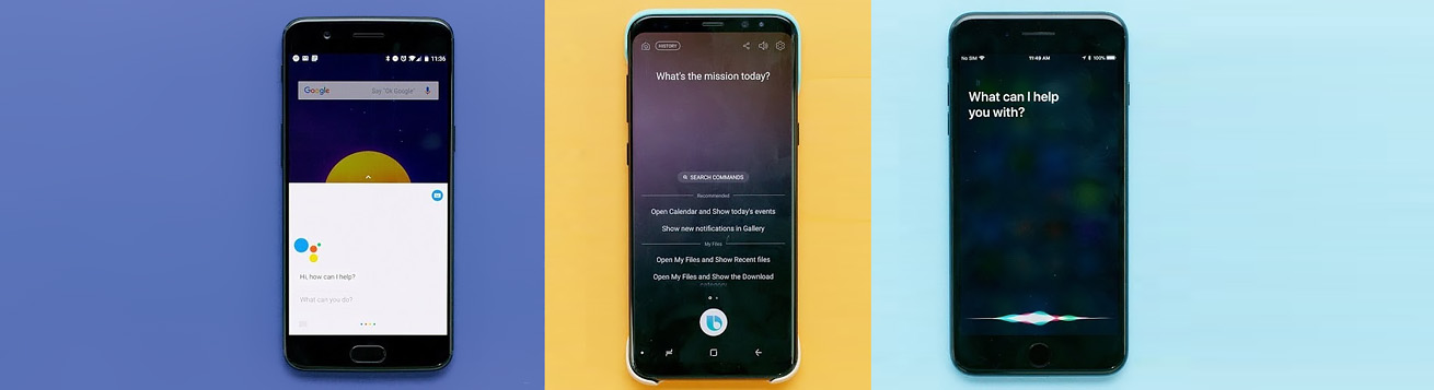 دستیار های صوتی Siri ،Google و Bixby