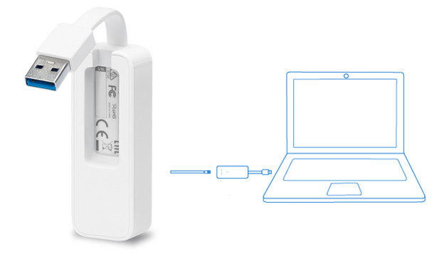 کارت شبکه تی پی لینک TL-UE300 با انتقال دیتا با سرعت بالا