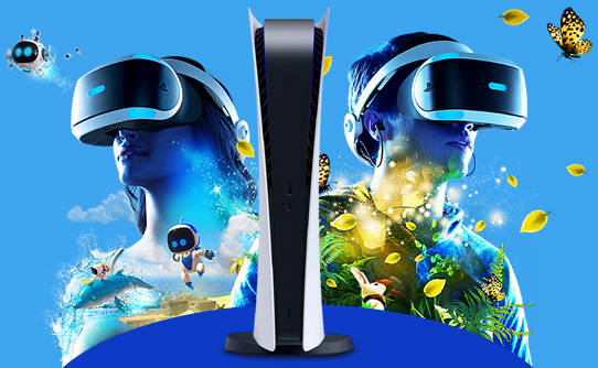 کنسول بازی سونی PS5 Digital Edition ظرفیت 1 ترابایت مجهز به PlayStation VR