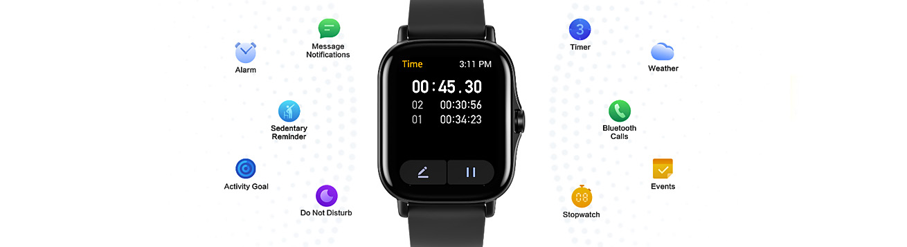 ساعت هوشمند شیائومی Amazfit GTS 2، سازگار با اپلیکیشن Zepp