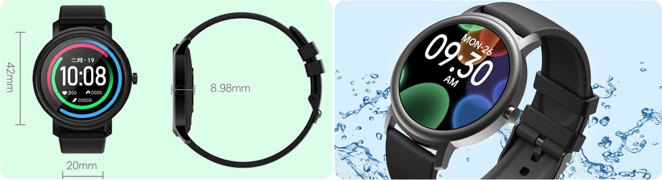 ساعت مچی هوشمند شیائومی Mibro Air XAW001 با بدنه فلزی سبک و زیبا