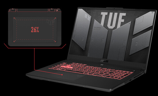 طراحی کاملاً جدید TUF Gaming A17 (2022)
