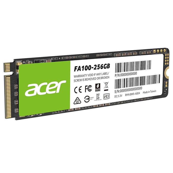 حافظه اس اس دی ایسر M.2 FA100 ظرفیت 256 گیگابایت