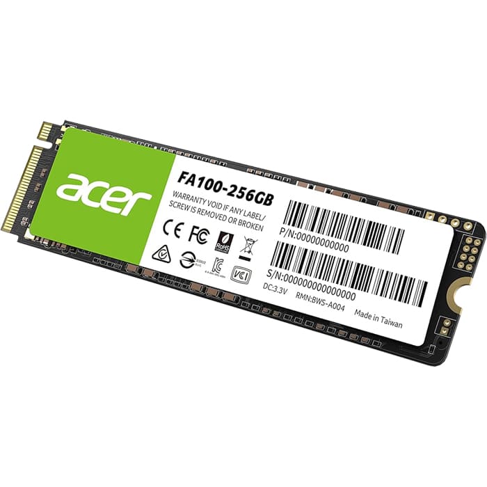 حافظه اس اس دی ایسر M.2 FA100 ظرفیت 256 گیگابایت