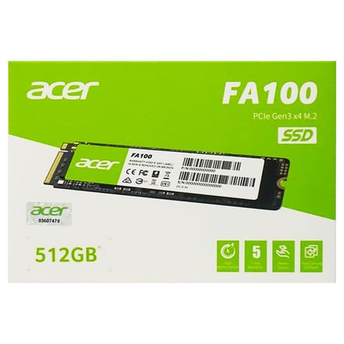 حافظه اس اس دی ایسر M.2 FA100 ظرفیت 512 گیگابایت