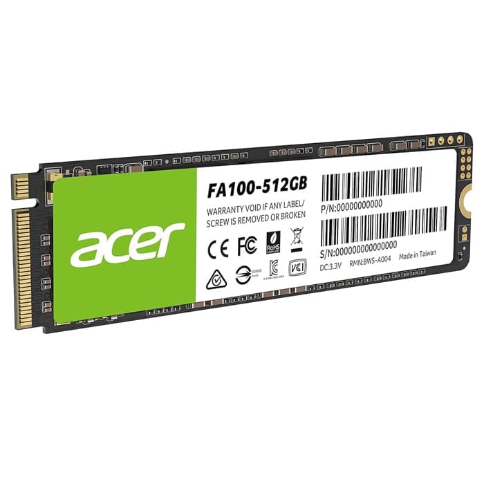 حافظه اس اس دی ایسر M.2 FA100 ظرفیت 512 گیگابایت