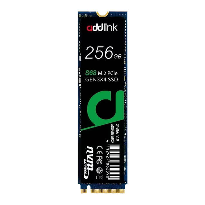 حافظه اس اس دی ادلینک S68 NVMe M2 ظرفیت 256 گیگابایت