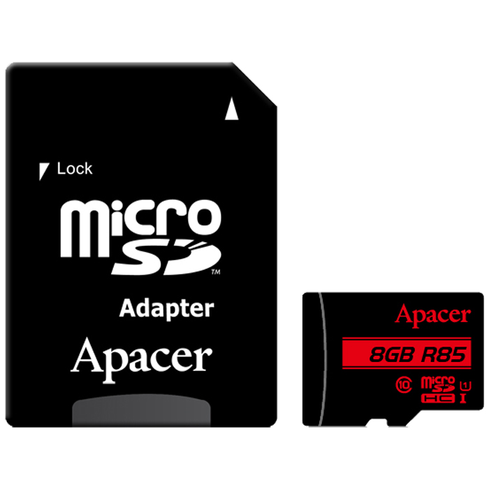 کارت حافظه اپیسر مدل Micro SDHC UHS-I U1 کلاس 10 ظرفیت 8 گیگابایت