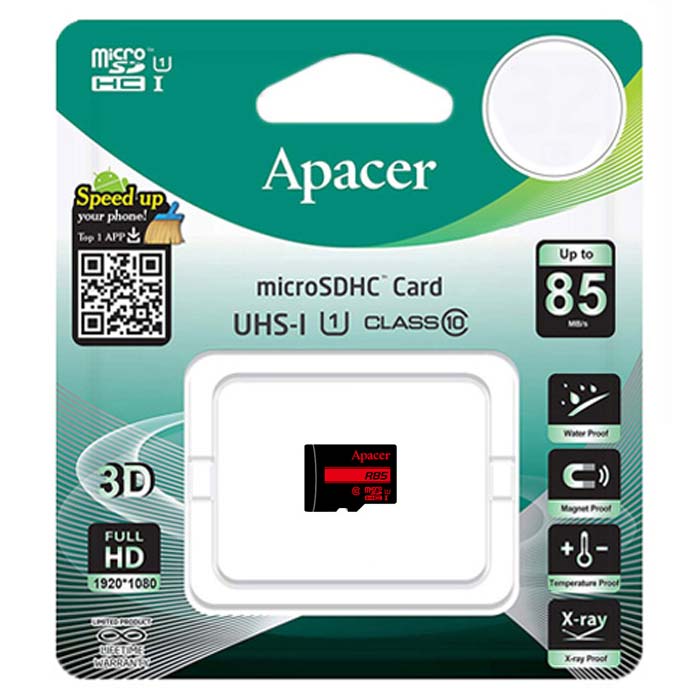 کارت حافظه اپیسر MicroSD 85MB/s U1 کلاس 10 بدون آداپتور ظرفیت 32 گیگابایت