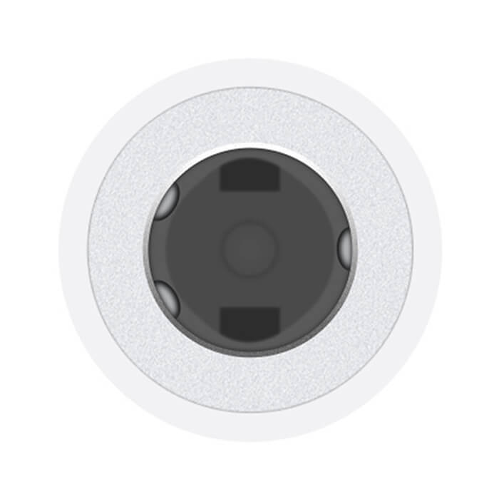 مبدل لایتنینگ به جک 3.5 میلی‌متری هدفون اپل مدل MMX62ZM/A