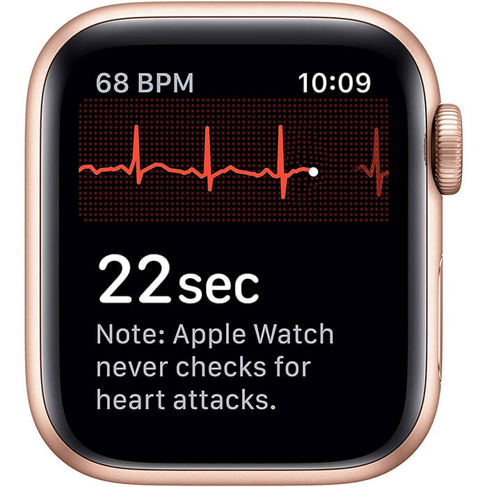 ساعت مچی هوشمند اپل واچ 5 44 میلیمتر آلومینیومی رزگلد با بند لاستیکی صورتی