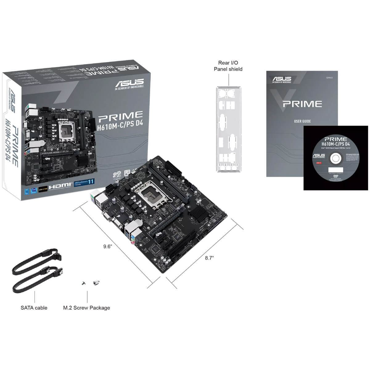 مادربرد ایسوس PRIME H610M-C/PS D4