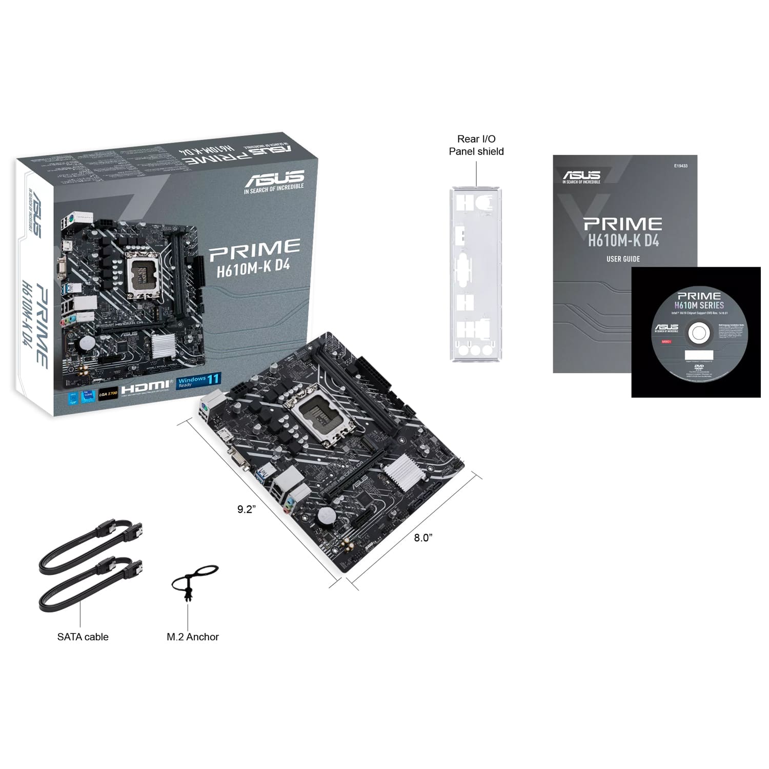 مادربرد ایسوس PRIME H610M-K D4