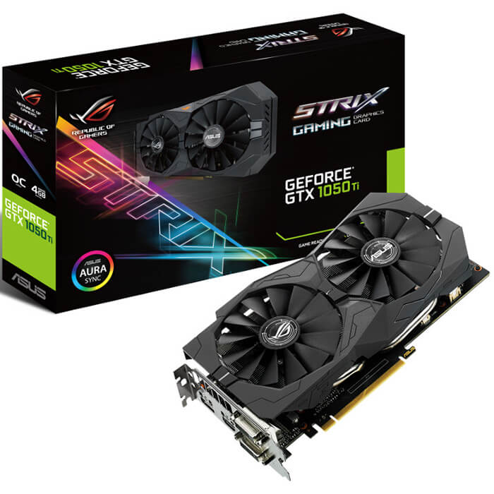 کارت گرافیک ایسوس ROG STRIX-GTX1050TI-O4G-GAMING