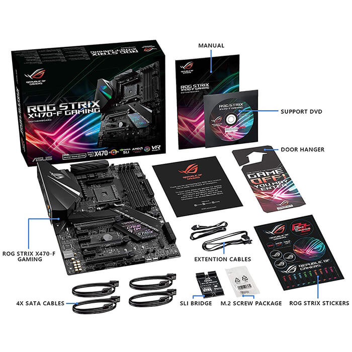 مادربرد ایسوس مدل ROG STRIX X470-F GAMING