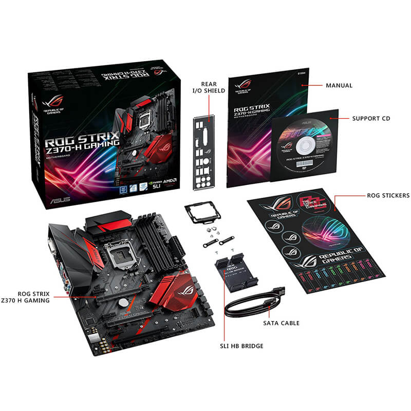 مادربرد ایسوس مدل ROG STRIX Z370-H GAMING