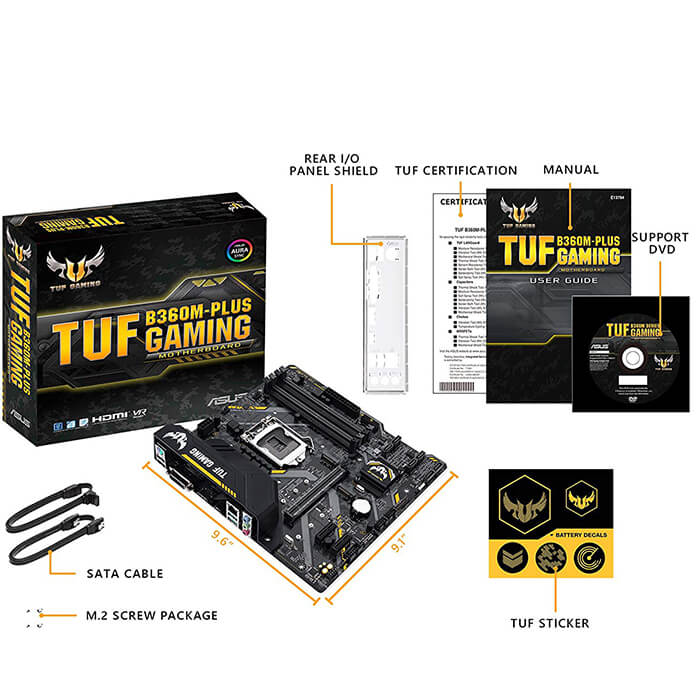 مادربرد ایسوس TUF B360M-PLUS GAMING