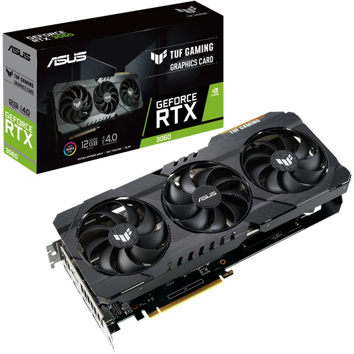 کارت گرافیک ایسوس TUF RTX3060 012G GAMING