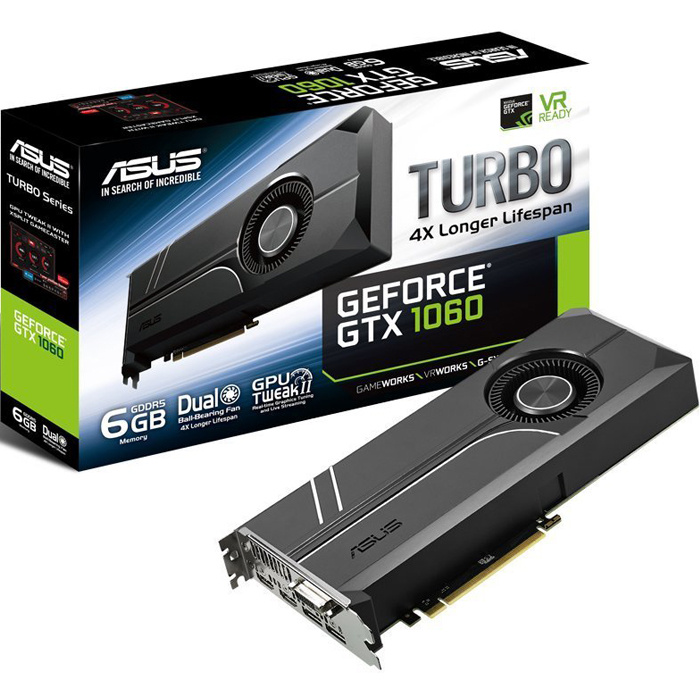 کارت گرافیک ایسوس مدلTURBO GTX 1060 6G Gaming