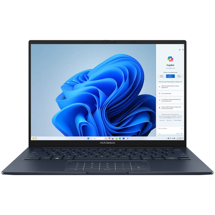 لپ تاپ ایسوس Zenbook 14 OLED UX3405CA-U7512 CU7(255H) 16GB RAM - 512GB SSD Intel 14.0 Inch WUXGA