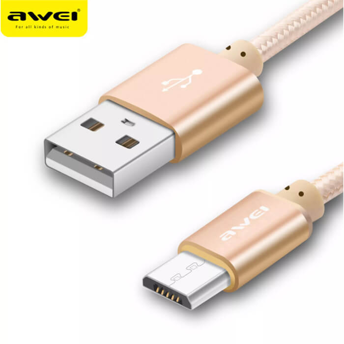 کابل شارژ و دیتای میکرو USB اوی CL-10 طول 30 سانتی‌متر