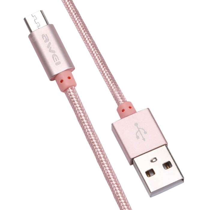 کابل شارژ و دیتای میکرو USB اوی CL-10 طول 30 سانتی‌متر