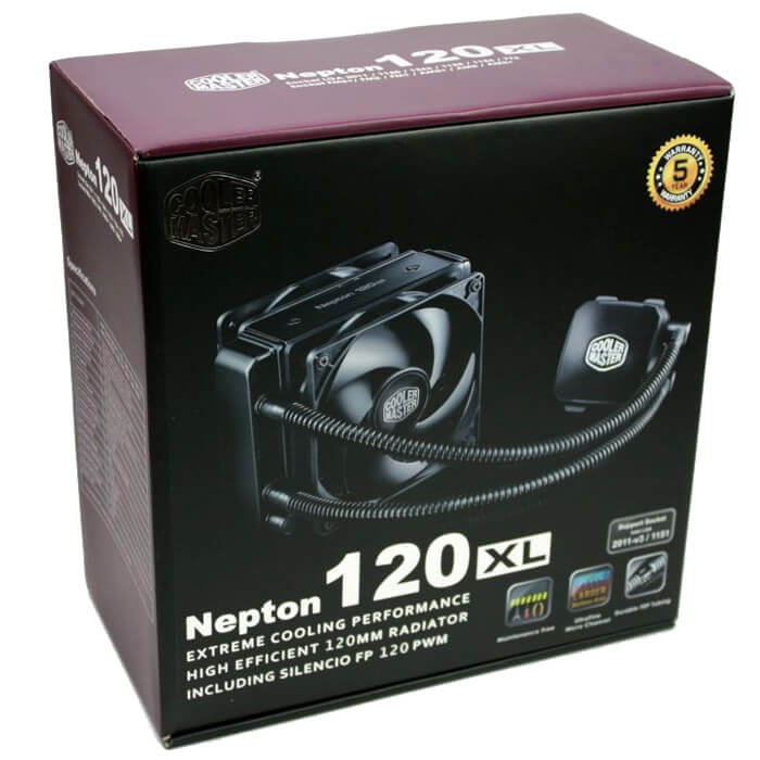 فن پردازنده کولر مستر مدل NEPTON 120 XL Liquid Cooler