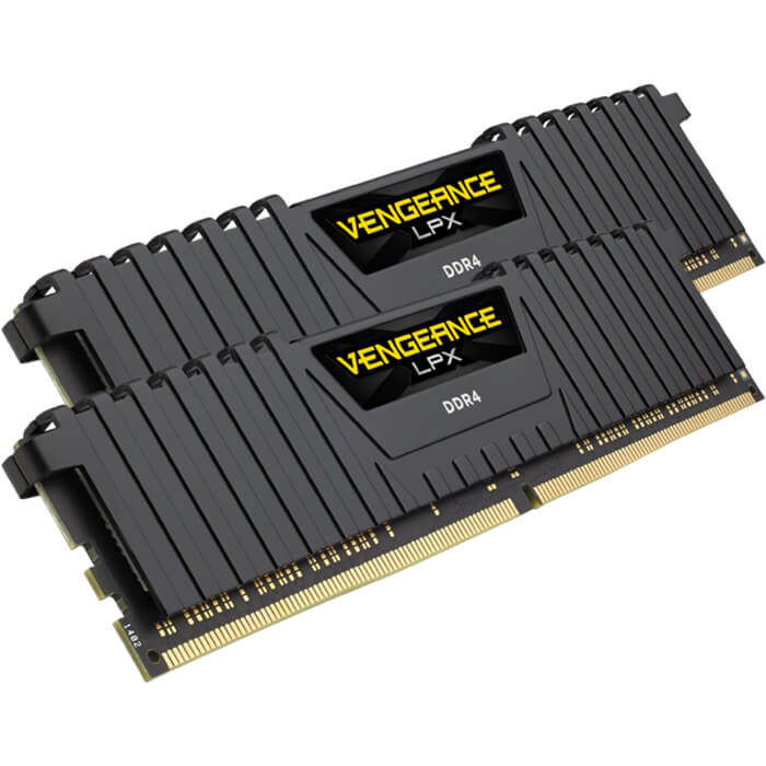 رم کامپیوتر دو کاناله کورسیر VENGEANCE LPX DDR4 3600Mhz ظرفیت 32 گیگابایت