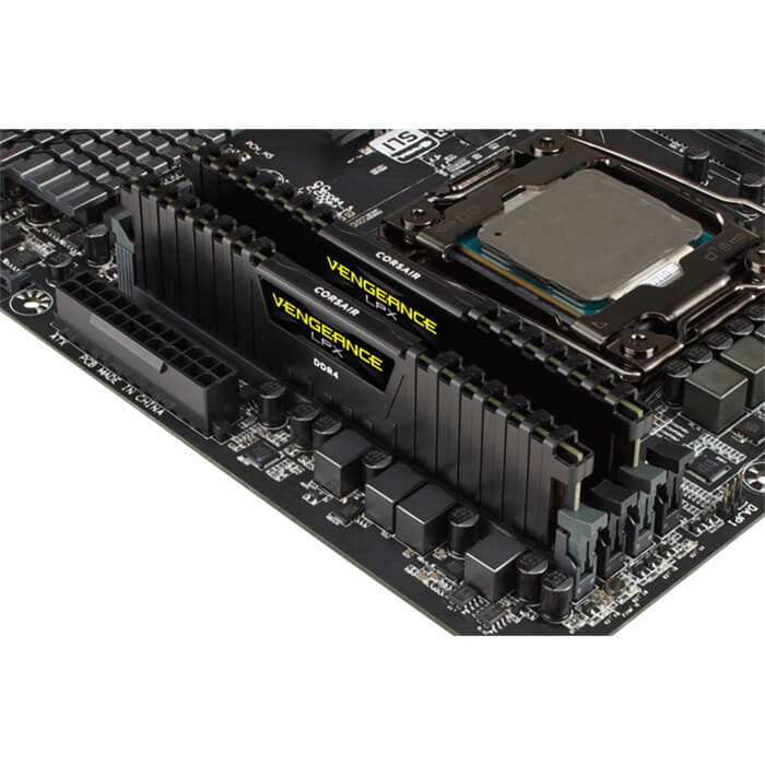 رم کامپیوتر دو کاناله کورسیر VENGEANCE LPX DDR4 3600Mhz ظرفیت 32 گیگابایت