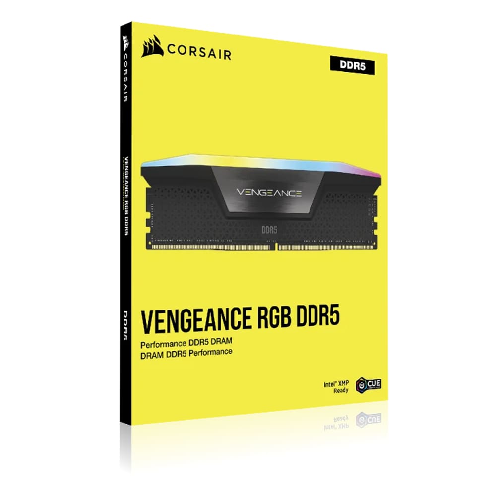 رم کامپیوتر تک کاناله CL40 DDR5 5200 کورسیر VENGEANCE RGB ظرفیت 16 گیگابایت