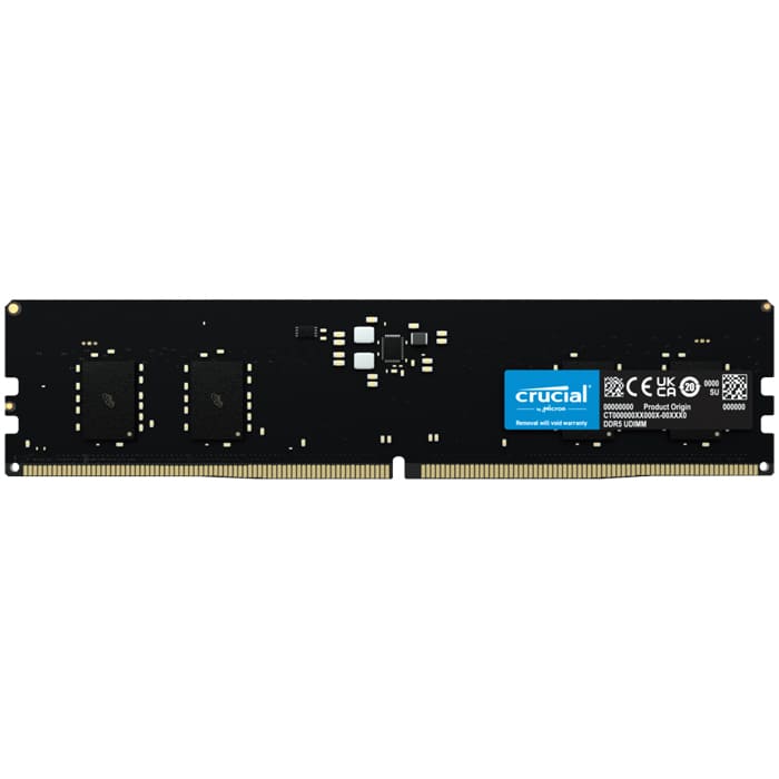 رم کامپیوتر تک کاناله DDR5 5600Mhz CL46 کروشیال CT8G56C46U5 ظرفیت 8 گیگابایت