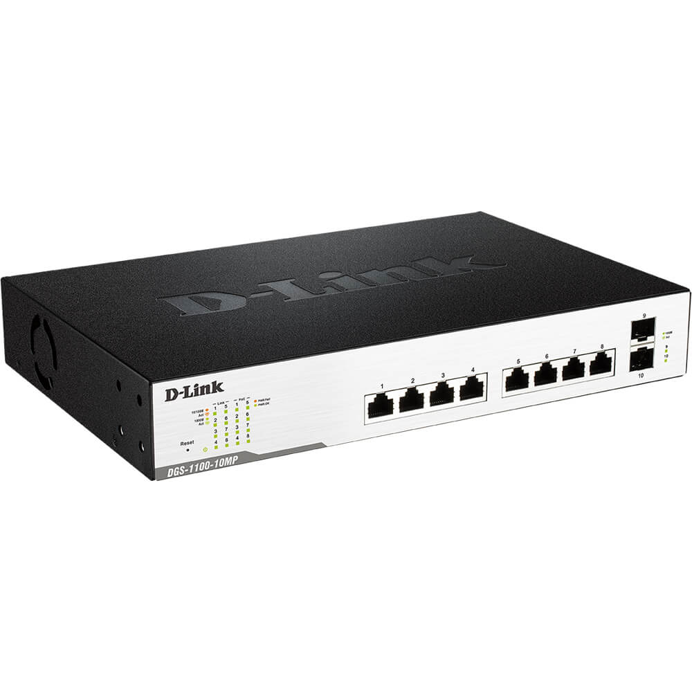سوییچ مدیریتی هوشمند دی لینک DGS-1100-10MP