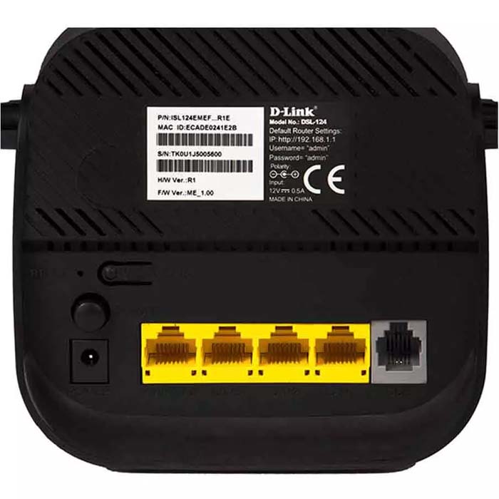 مودم روتر بی سیم +ADSL2 دی لینک DSL-124 N300
