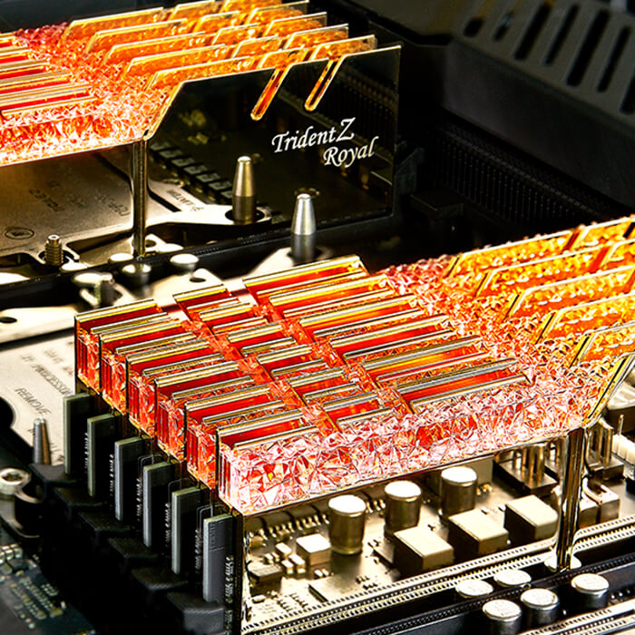 رم کامپیوتر جی اسکیل F4-3200C16D-16GTRG ظرفیت 8 گیگابایت