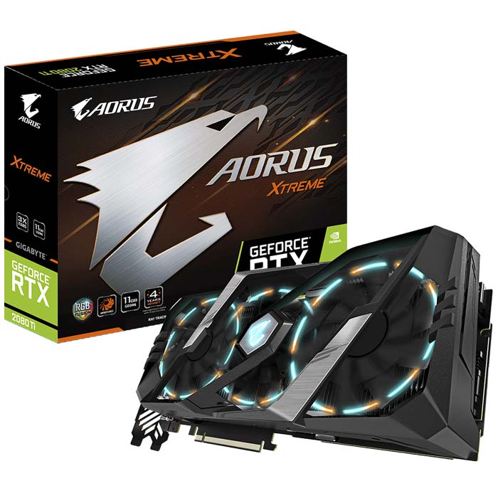 کارت گرافیک گیگابایت AORUS GeForce RTX 2080 Ti XTREME 11GB