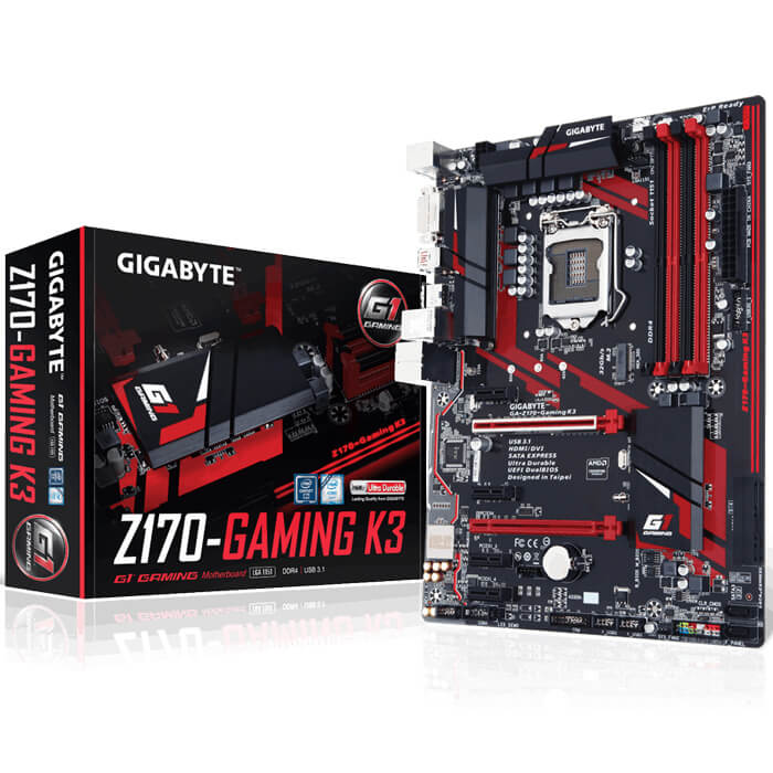 مادربرد گیگابایت مدل GA-Z170-GAMING K3