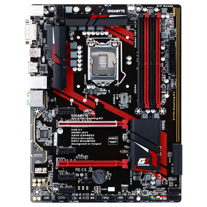 مادربرد گیگابایت مدل GA-Z170-GAMING K3