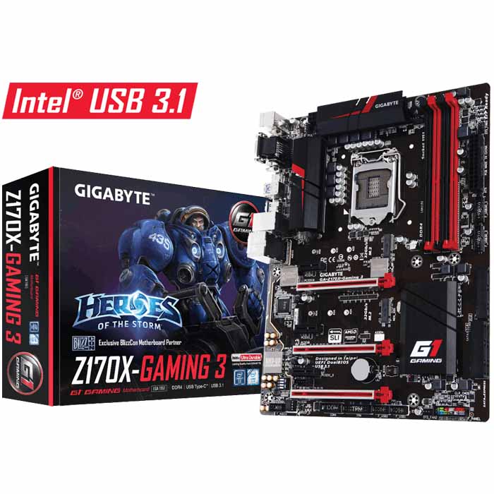 مادربرد گیگابایت مدل GA-Z170X-Gaming 3