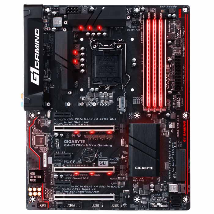 مادربرد گیگابایت مدل GA-Z170X-Ultra Gaming