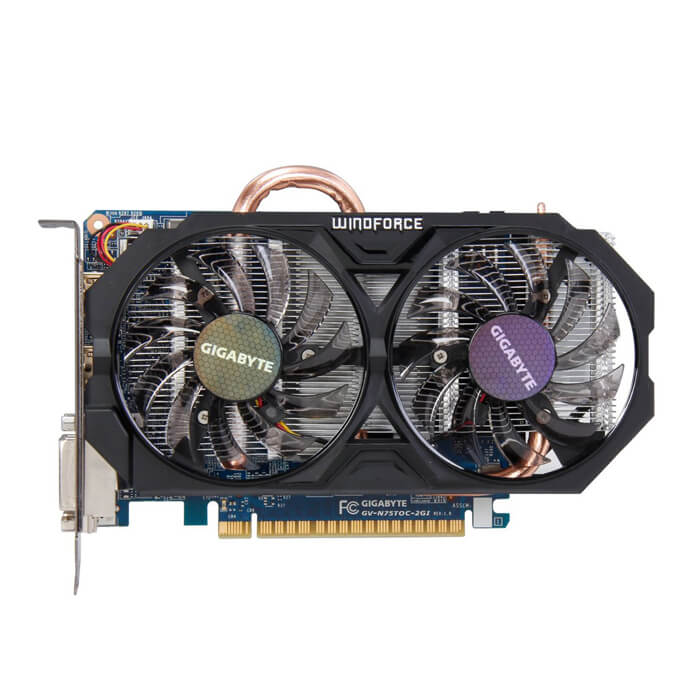 کارت گرافیک گیگابایت مدل GV-N75TOC-2GI GTX750Ti