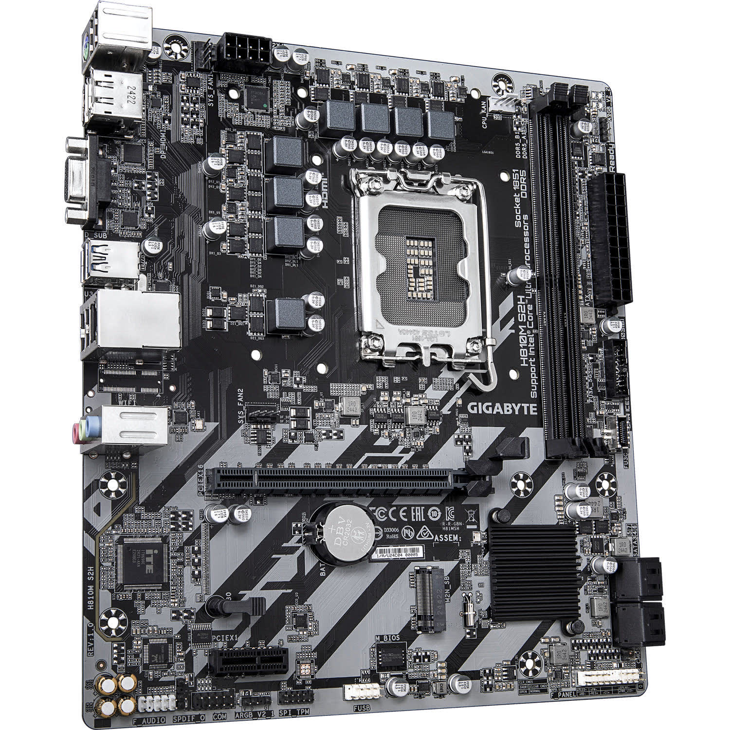 مادربرد گیگابایت H810M S2H DDR5