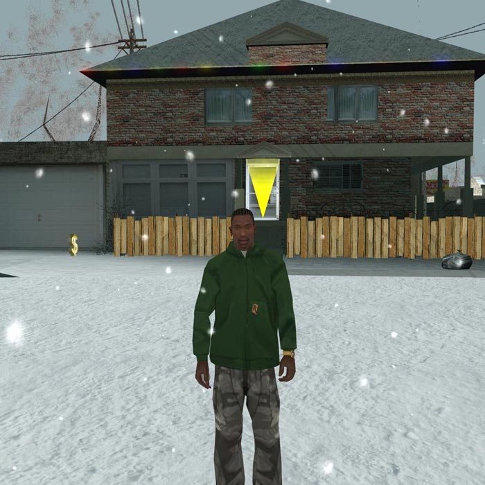 بازی Grand Theft Auto San Andreas SNOW برای کامپیوتر