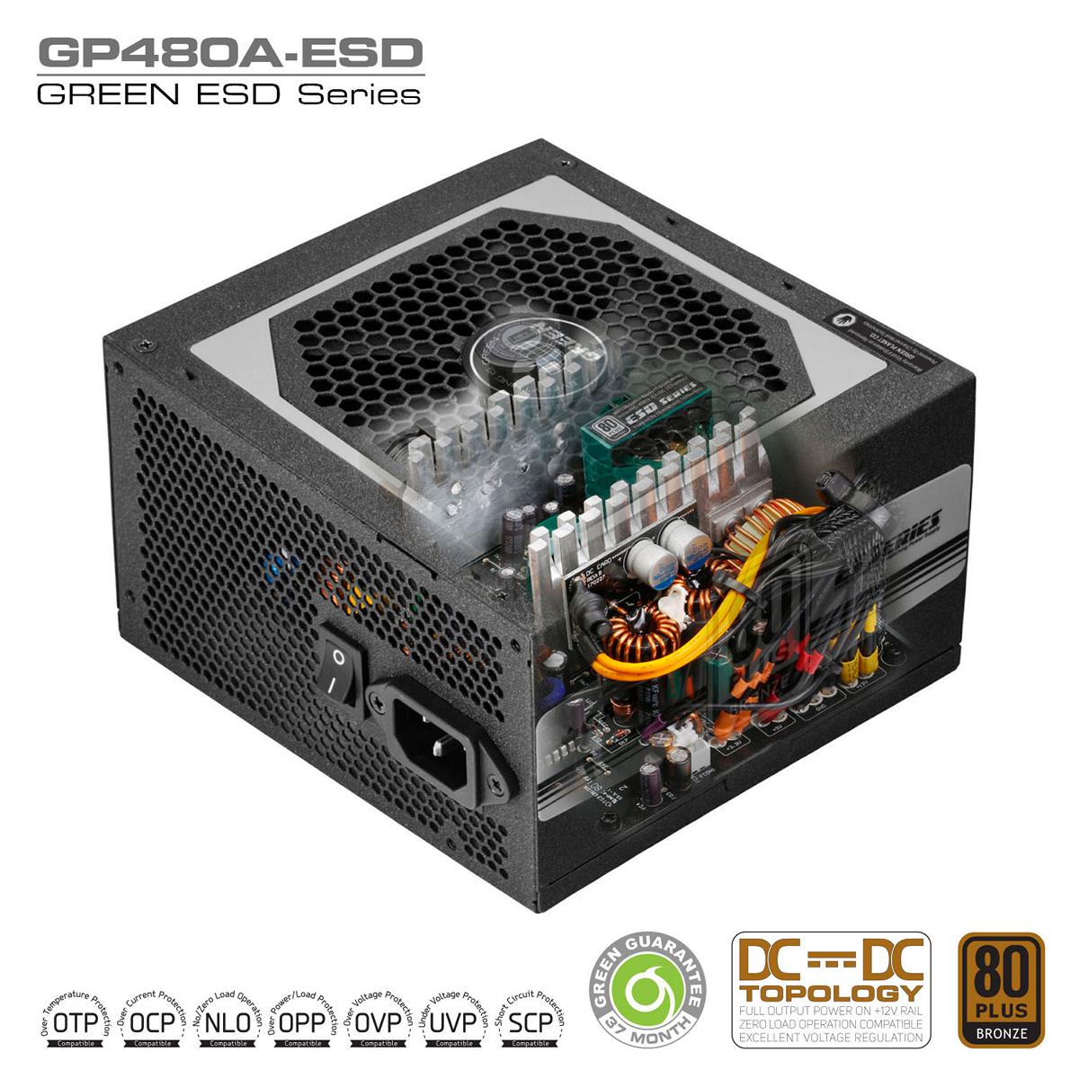 پاور کامپیوتر گرین مدل GP430A-ESD