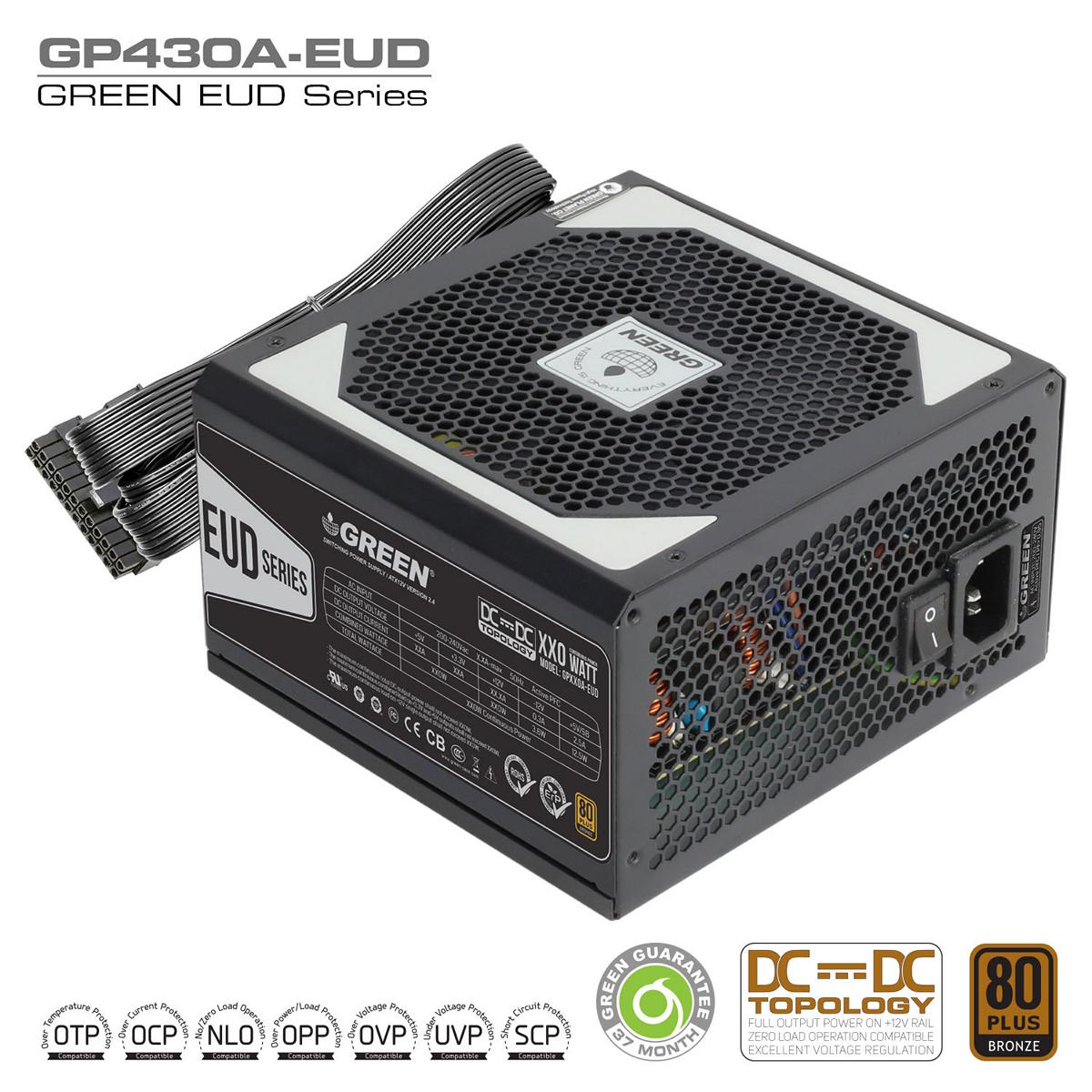 پاور کامپیوتر گرین مدل GP480A-EUD