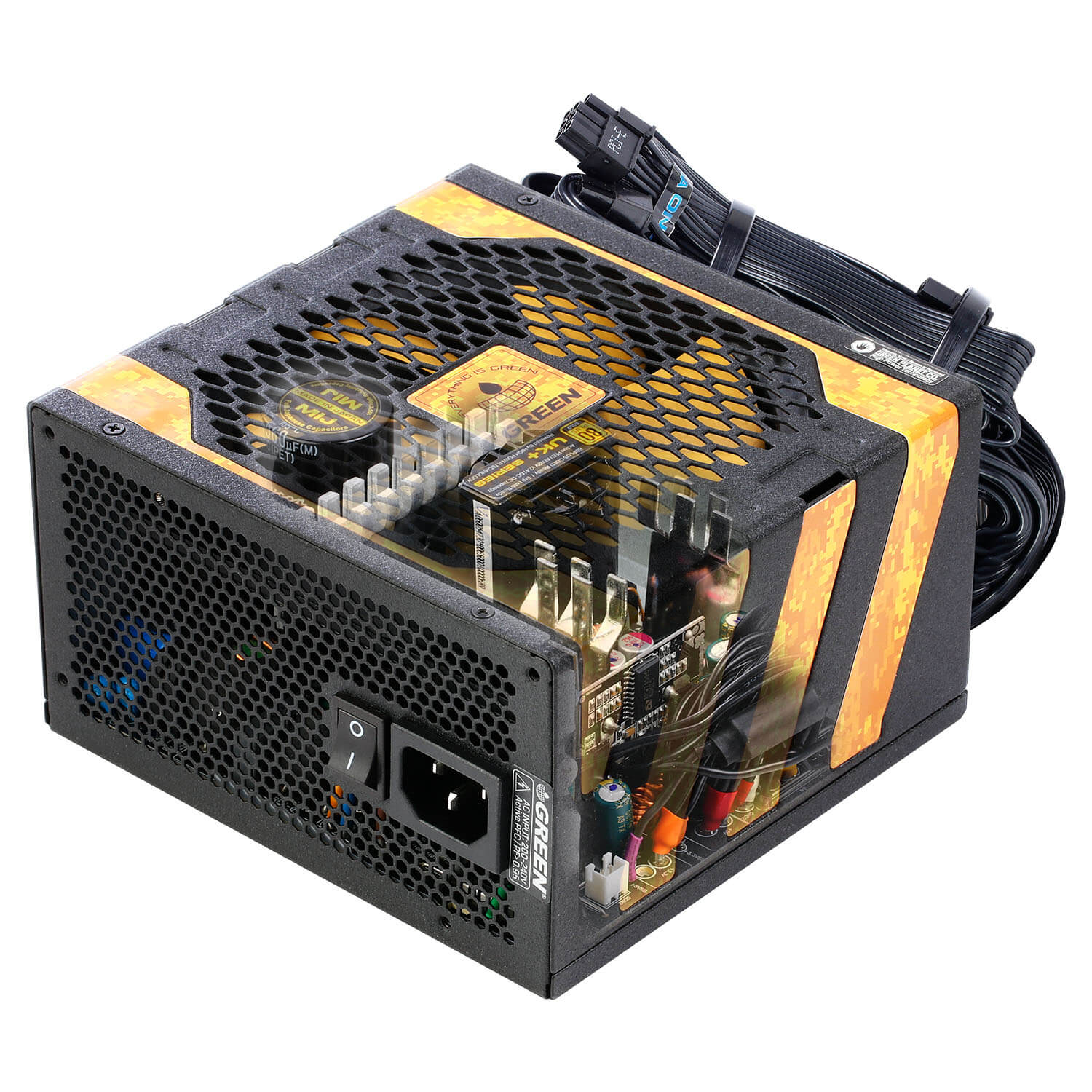 پاور کامپیوتر گرین GP500A-UK Plus