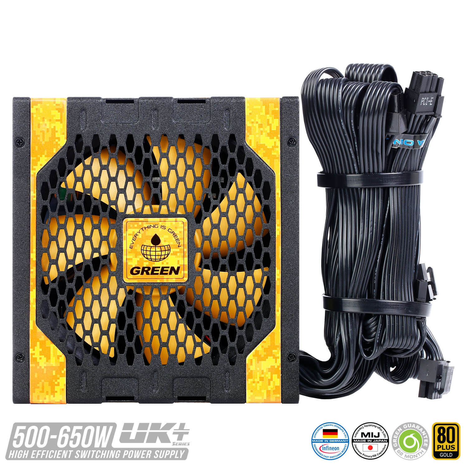 پاور کامپیوتر گرین GP500A-UK Plus